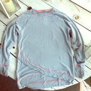 Soft blue-grey sweater